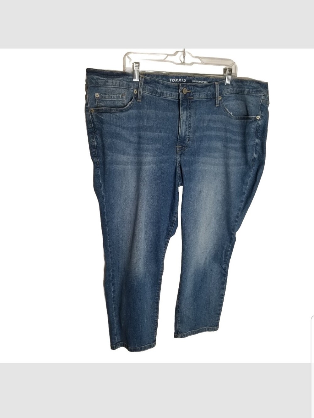 Torrid Perfect Skinny Ankle Jeans Women's 24S Vintage Stretch Blue Denim New